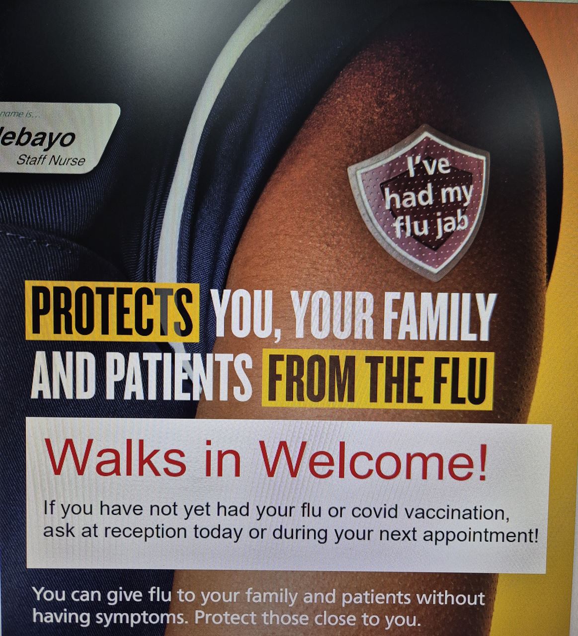 Flu walk ins